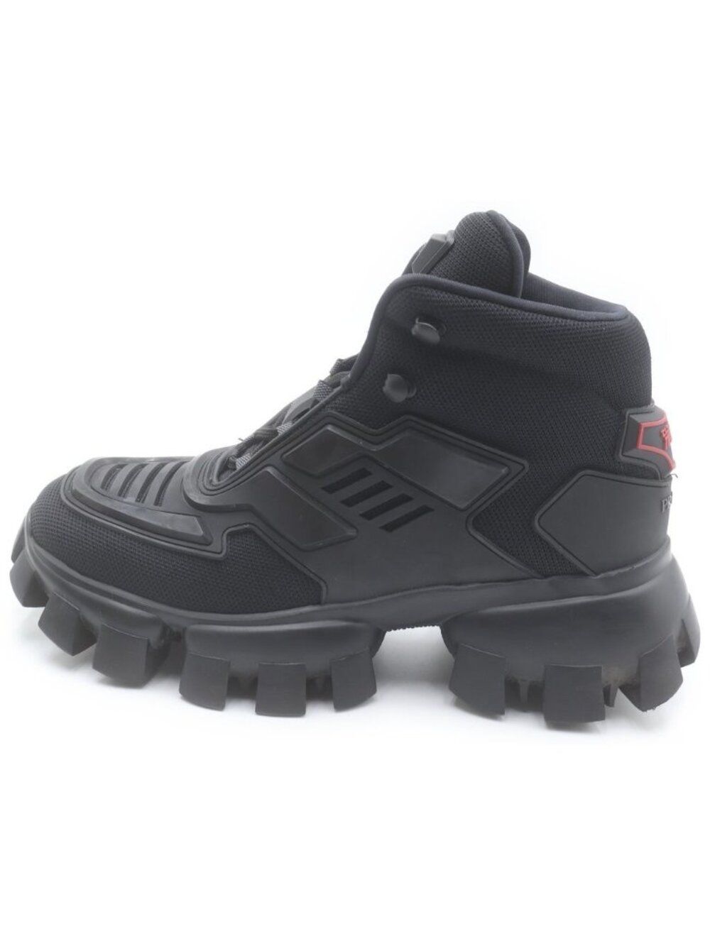 Prada Cloudbust Thunder High Cut Sneakers Black
